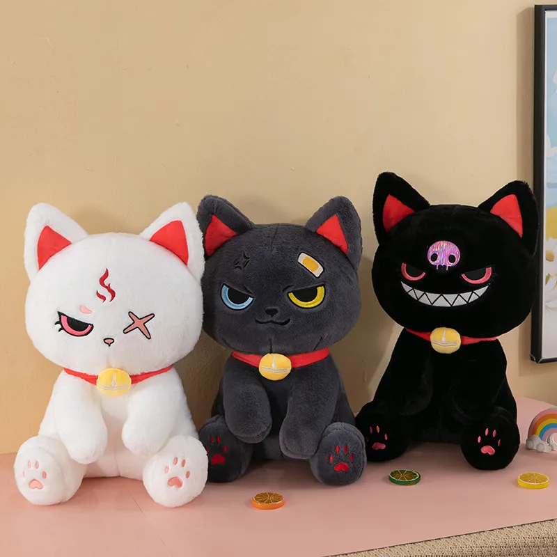 2024 Bulk Wholesale Dark Horror Scary Stuffed Anime Plush Toys Animal Pillow Toys Home Decor 3 Style 50cm Sent By Sea A898