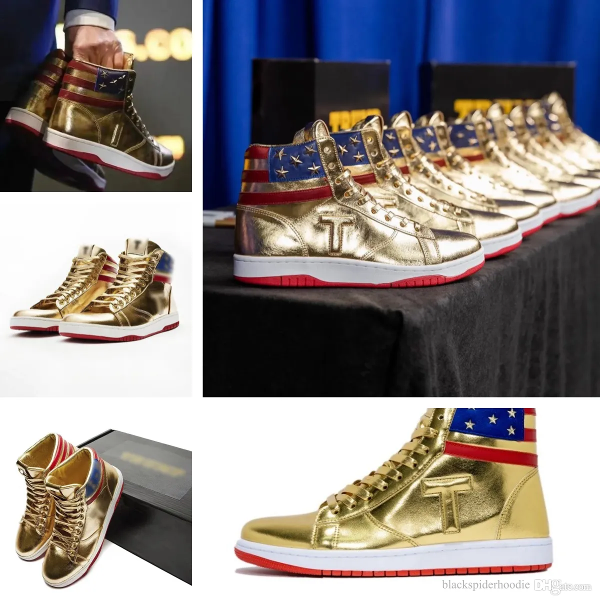 Sneakers t Basketball Casual Bues the Never Surrender High-Tops Designer 1 TS Gold Custom Men Sneakers na zewnątrz komfortowy sport