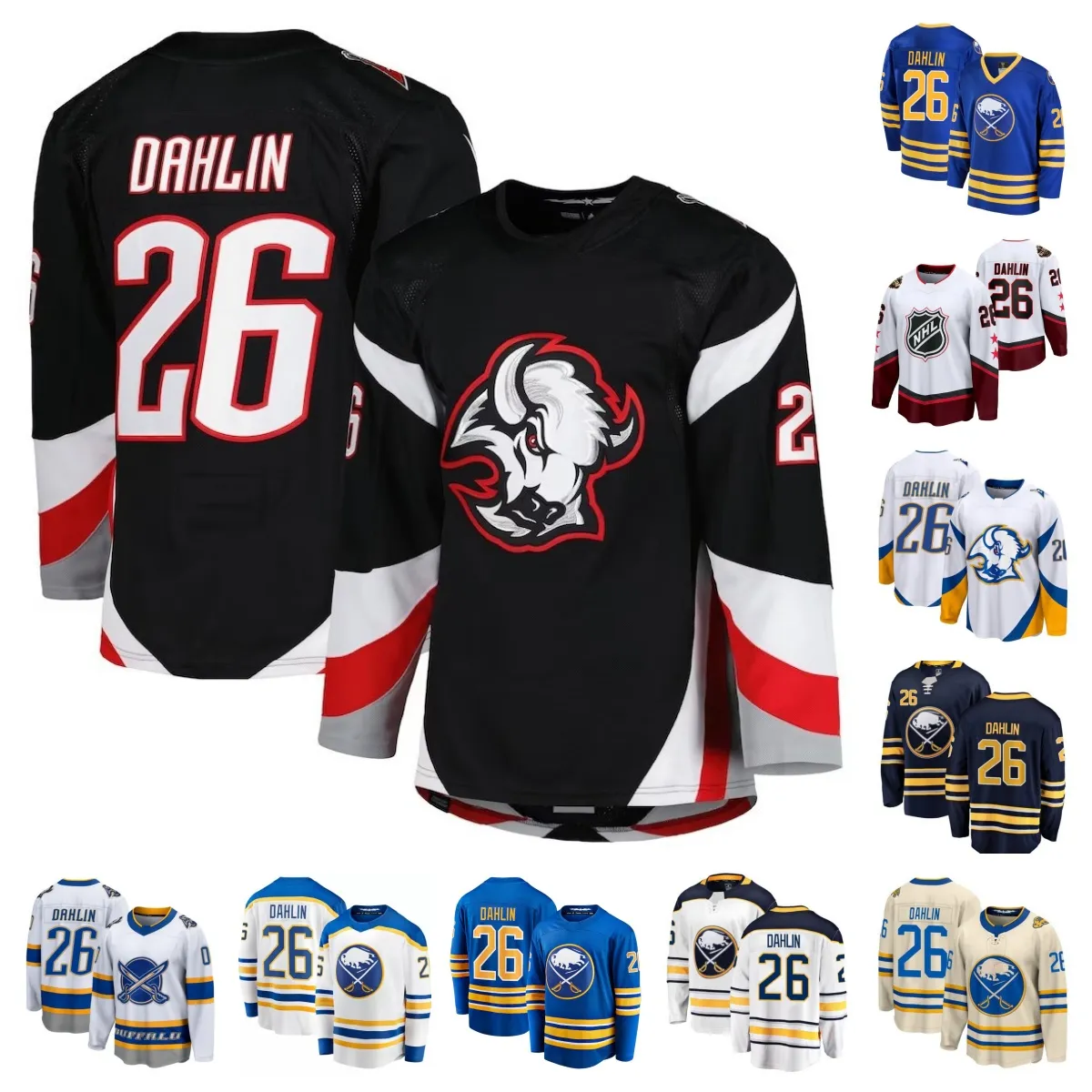 Buffalo'Sabres''men Women Youth #26 Rasmus Dahlin All-Star Heritage Classic Stitched Hockey Jersey