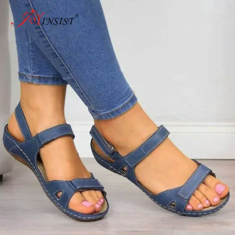 Boots Beach Sandals Women Shoes 2022 New Fashin Solid Light Flats Shoes Women Sandals HookLoop Casual Shoes Woman Sandalia