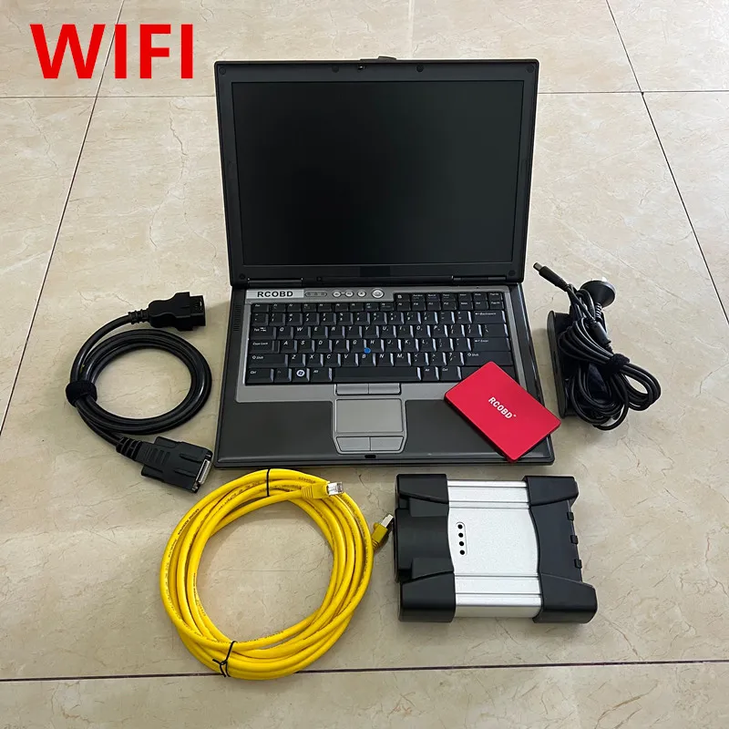 V2024.03 For BMW ICOM Next wifi with laptop d630 for BMW Auto Diagnostic & Programming scanner engineers model