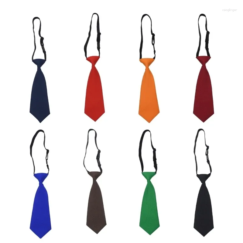 Bow Ties Formal School Boy Necktie Kids Children Wedding Tie Easy-to-Wear Versatile