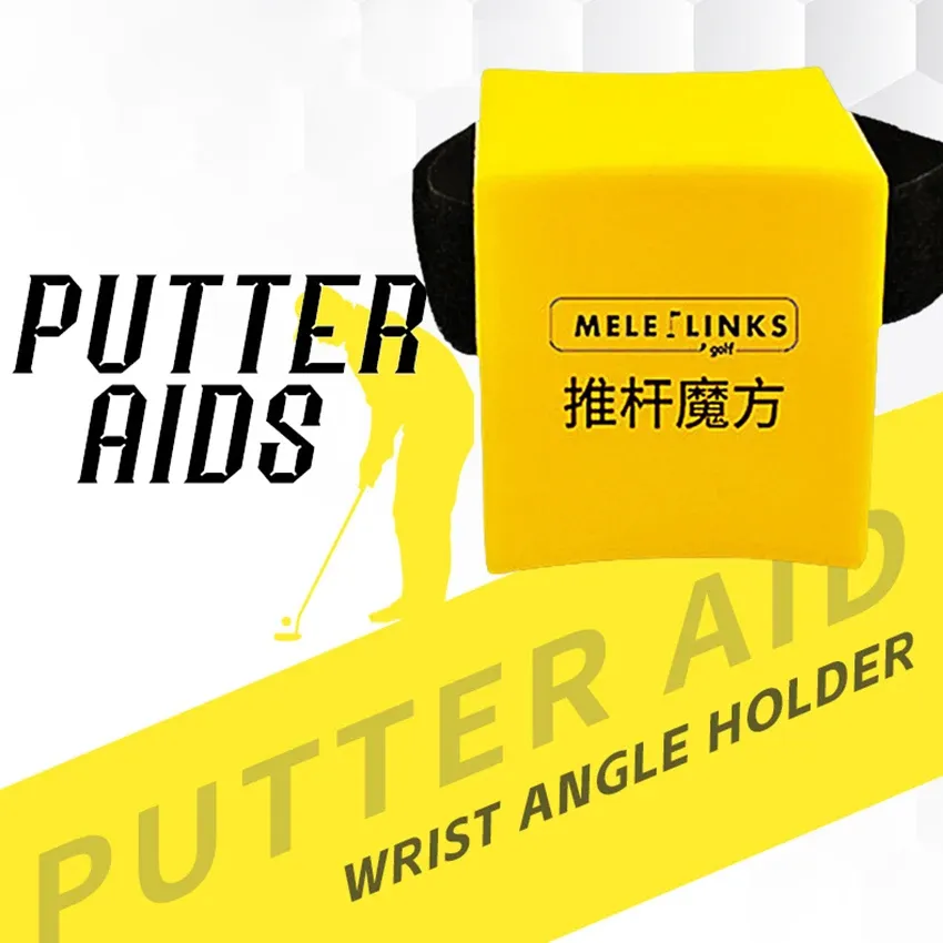 AIDS 1PC Golf Putter Aid Cube Mantenha um ângulo constante do pulso para acessórios de golfe perfeitos para os golfistas assistente de treinamento para golfe