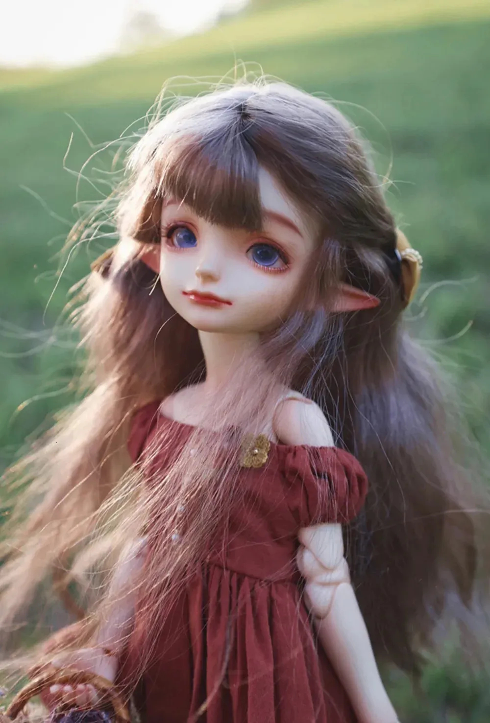 Кукла SD BJD 1/6, сказочная девочка, маленький дождик, милые и заряжающие фигурки, игрушки из смолы, в наличии, макияж 240308