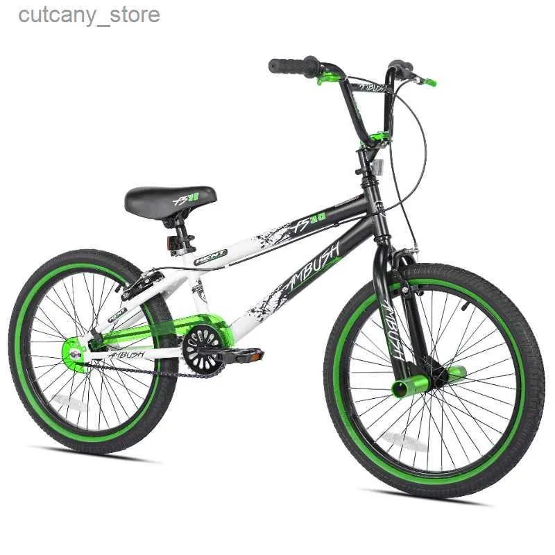 Bisiklet sürüşleri Kent 20 pusu Boys BMX Bike Green Bicyc Road Bisiklet Karbon Yol Bisiklet Bisikletleri Bisikletler L240319