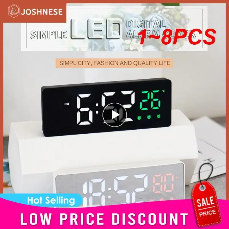 Équipement 1 ~ 8PCS Gym Timer Compte à rebours Compte à rebours Chronomètre LED Intervalle Minuterie Entraînement Fitness Horloge Compte à rebours / UP / Chronomètre Magnétique USB