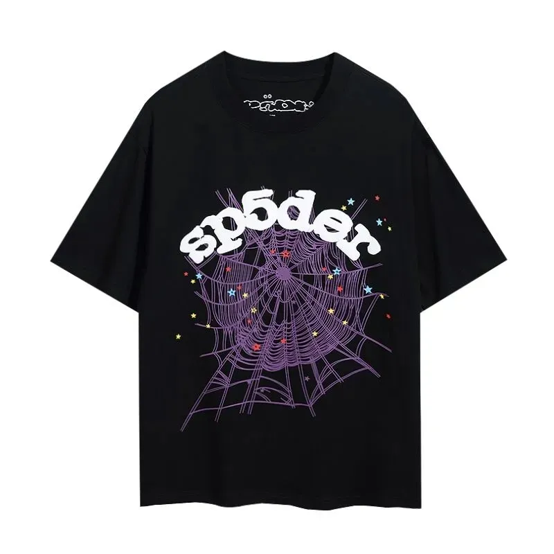 Koszulki damskie T koszulka Poloshirt SP5DER SPIDER 555 Women T-shirt moda street ubrania internetowe wzór letni sport