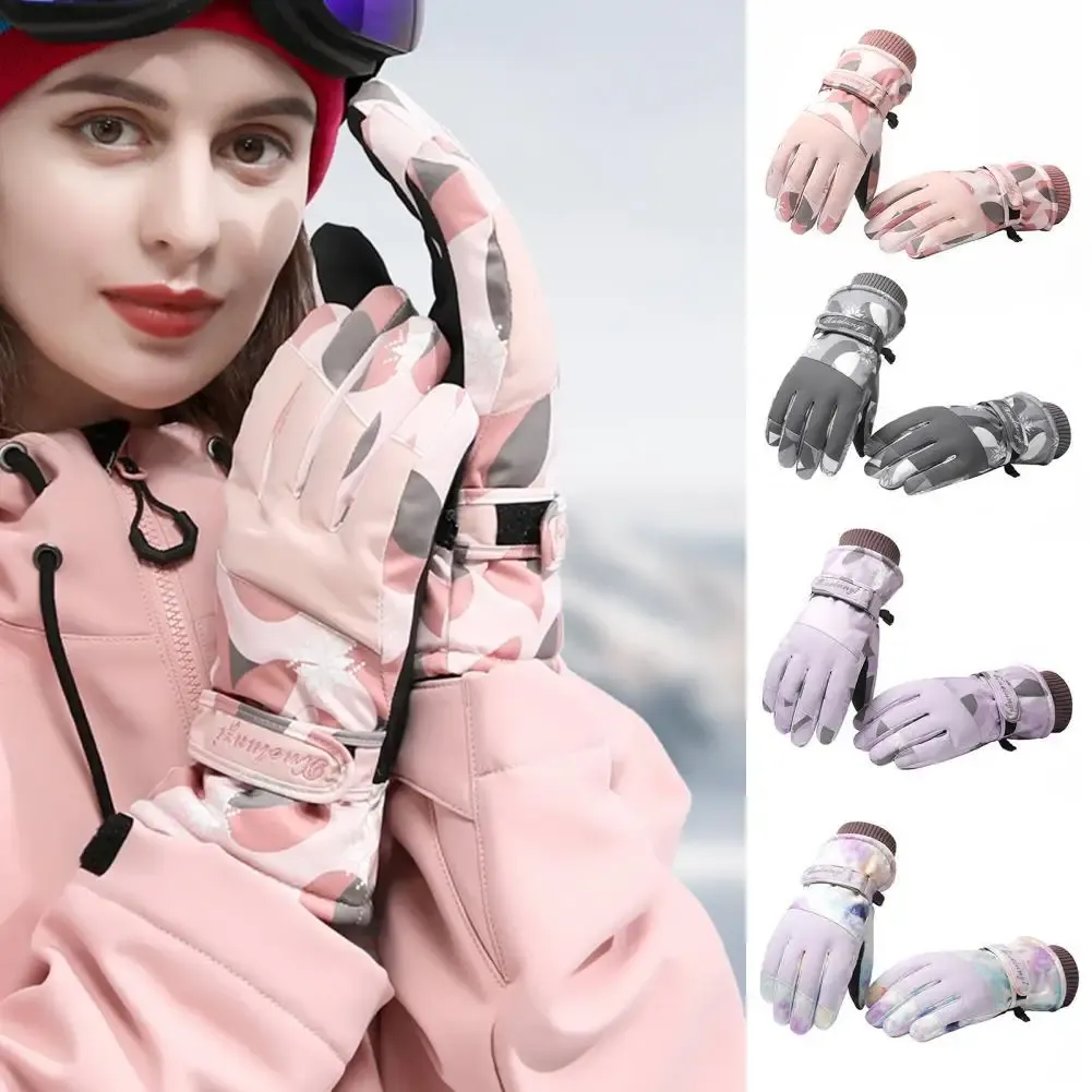 Gants de Ski ultralégers pour femme, imperméables, chauds d'hiver, pour téléphone portable, écran tactile, gants de Ski, moto, gants de neige