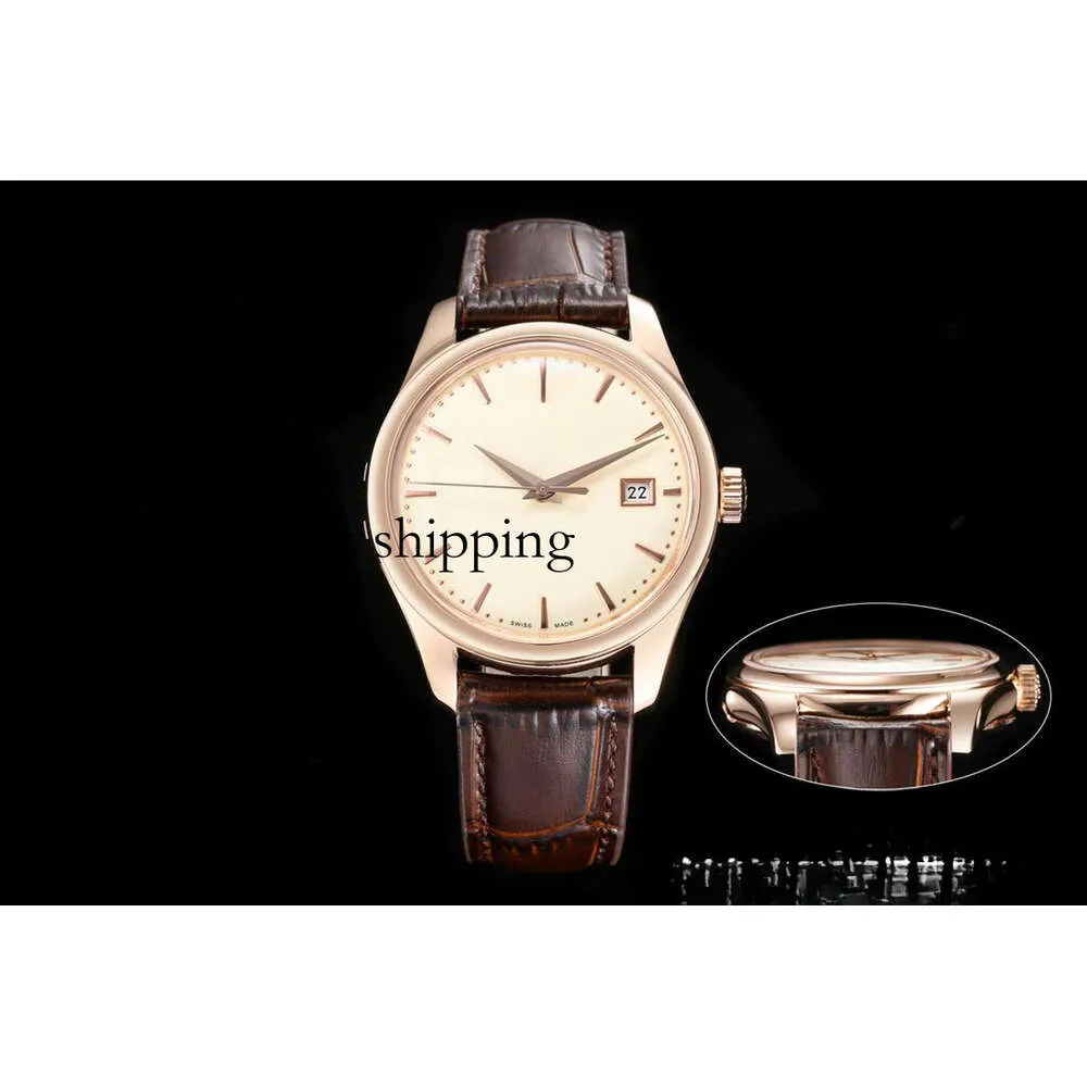 Часы 39 мм Часы из розового золота Pp5227 AAAA Flip Designers Ультратонкие автоматические наручные часы Classic Limited Edition 5227 Часы Lurxuy Watches 684 montredeluxe