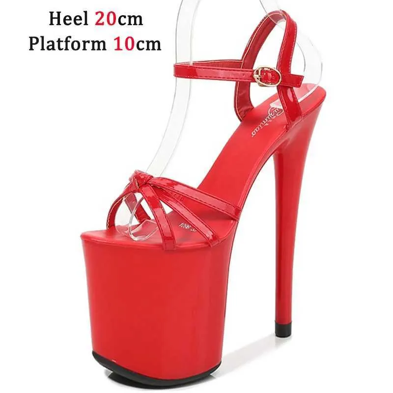 Sapatos de vestido plataforma de plataforma salto de stripper para mulheres abertas de toe sandálias garotas para gubas de festas mulheres sexy mostram alto h240321kumeg1sx