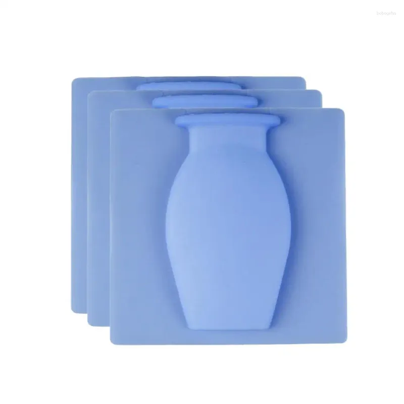 Vasos Vaso de janela resistente de alta temperatura sem broca moderno silicone reutilizável para porta de geladeira cerâmica