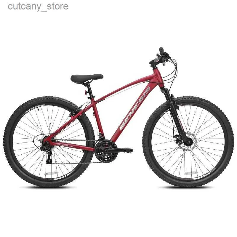 Vélos Ride-Ons Genesis 29 pouces hommes Silverton montagne Bicyc rouge vélo de route vélo de route en carbone vélos vélos L240319