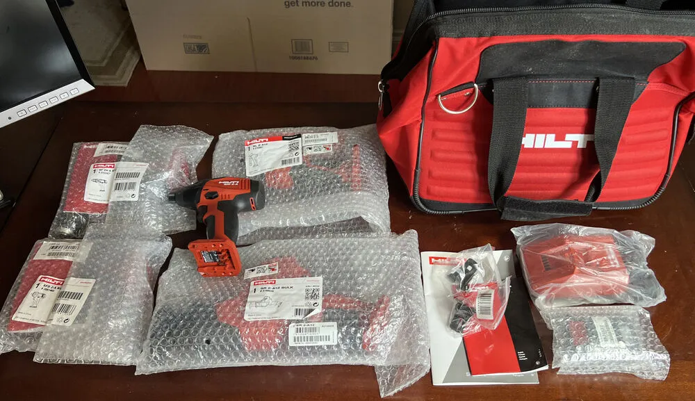 Hilti 12Vセット、5つのツール：SID 2-A、SFD 2-A、SF 2-A、SL 2-A、SR 2-A、完全な