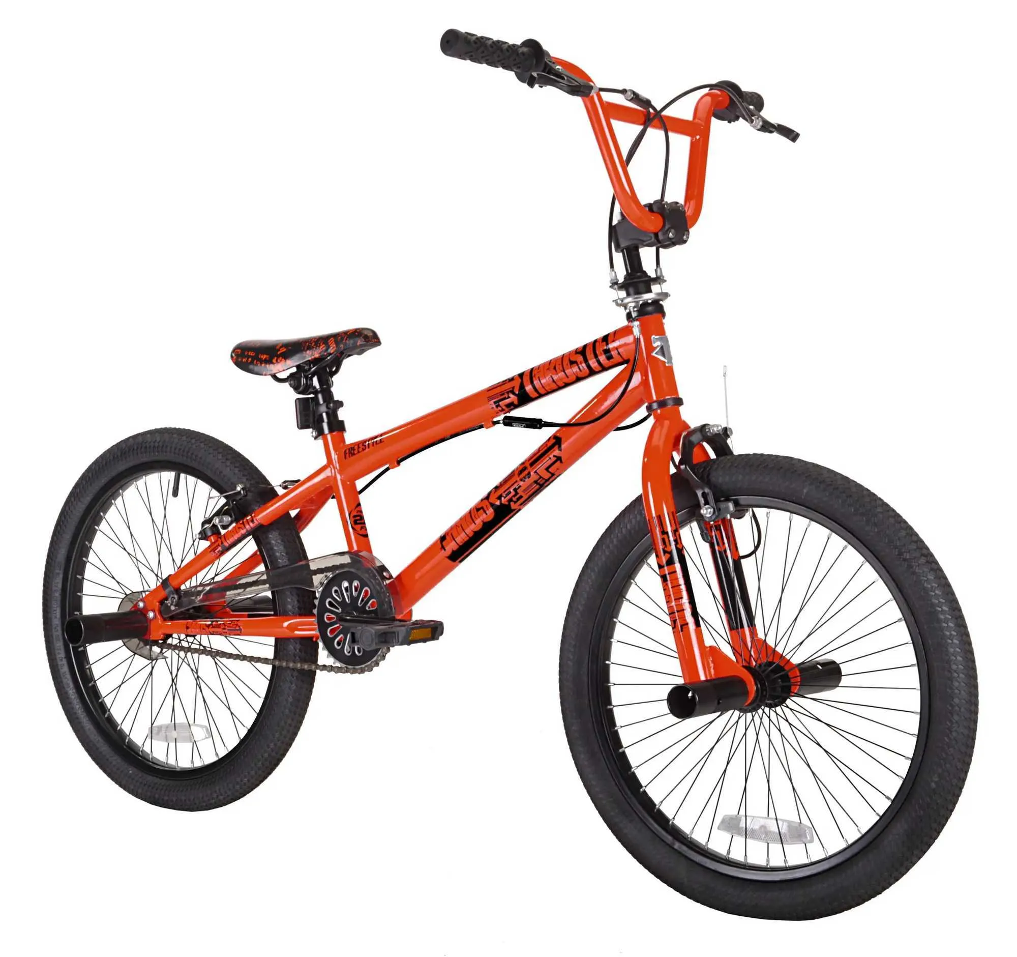 DHgate Kent 20 Thruster Chaos Boys BMX Bike Neon Yellow Single Speed Freestyle Stunt Riding Toys Gifts