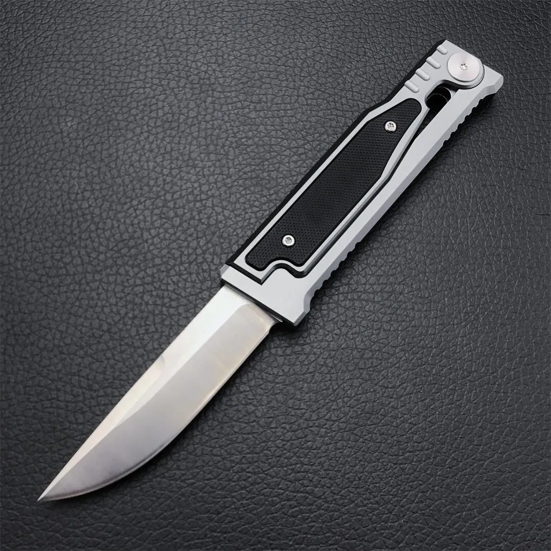 Theone Radish balisong Free-Swing Folding knife D2 Blade CNC Aluminum Handle MSI Pocket Knives BM42 EDC Tools