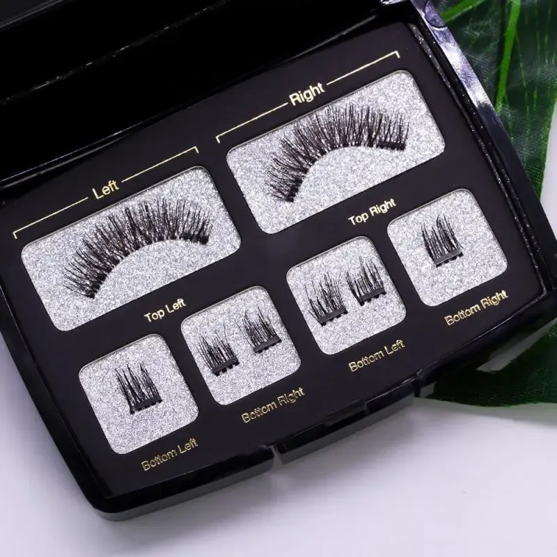 Cils magnétiques longue durée, faciles à appliquer, 3 aimants, cadeau parfait, outil de maquillage, cosmétiques, cadeau parfait pour toute occasion