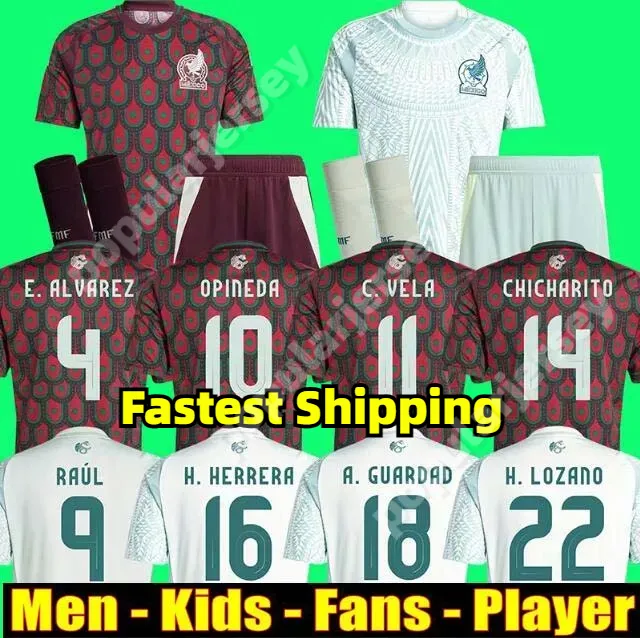 Chicharito Soccer Jerseys 2024 25 Lozano Dos Santos 24 25 Mens Fan