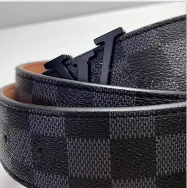 2024 V belts mens Desinger belt Leather Fashion Womens Accessories Luxury Letter Waistband Big Gold Buckle High Quality Casual Business strap box