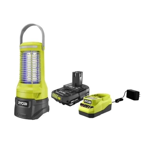 18V Kanada 1.5 Acre Li-On Cordless Bug Zapper Kit w/2.0Ah Batteriladdare