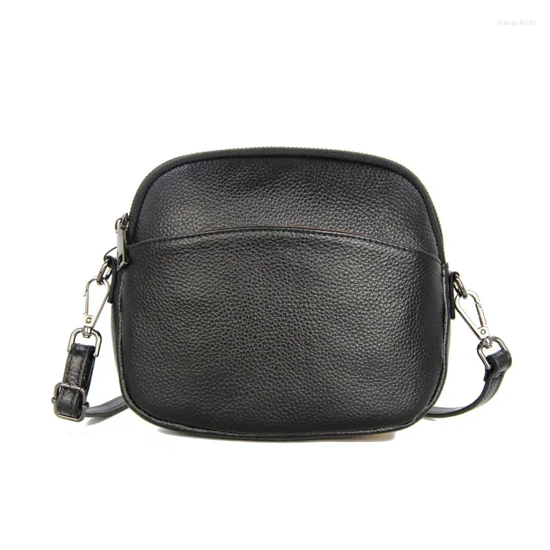 Totes Vintage Crossbody Genuine Leather Cell Phone Shoulder Bag Small Casual Messenger Bags Fashion Daily Use For Women