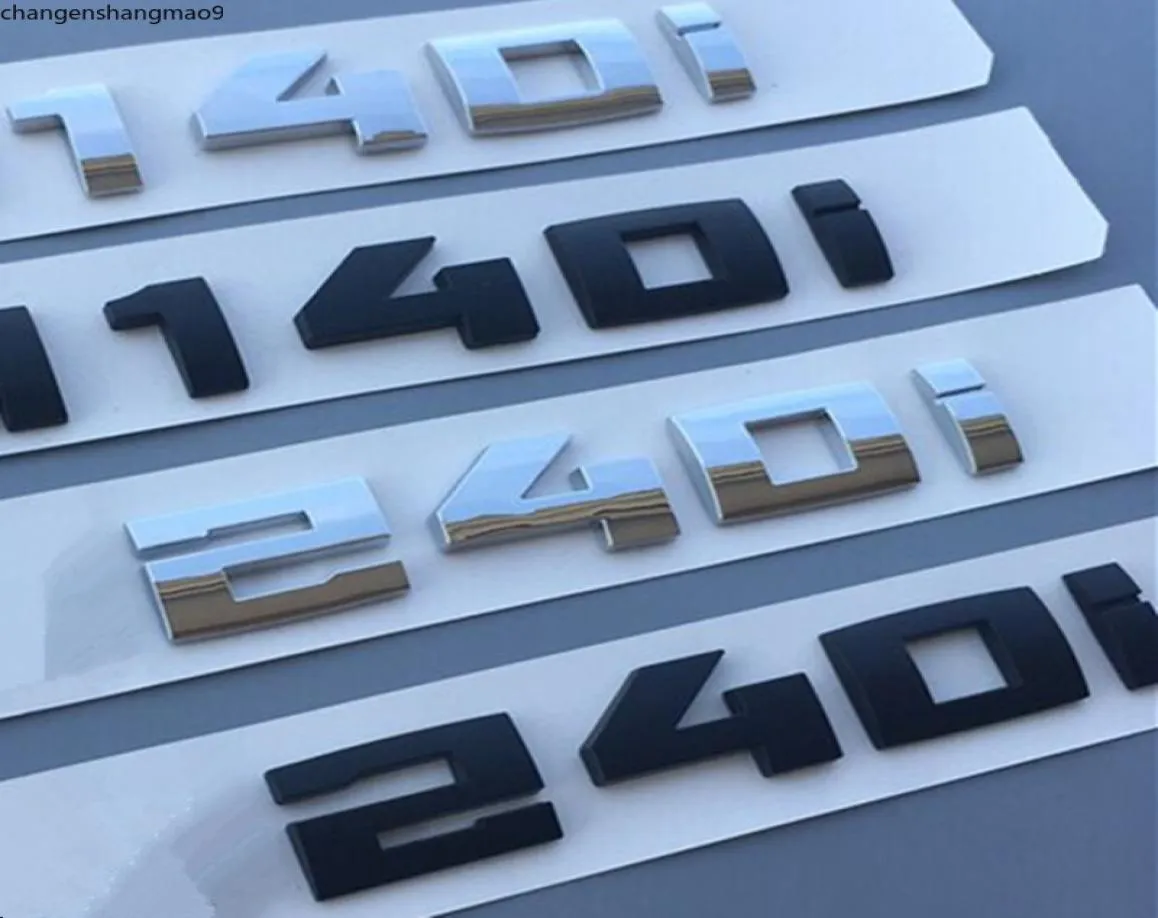 Car Styling for BMW F10 F30 E36 E90 M M140i M240i M340i M440i M540i M640i M740i Rear Boot Trunk Emblem letter Badge Car stickers4904329