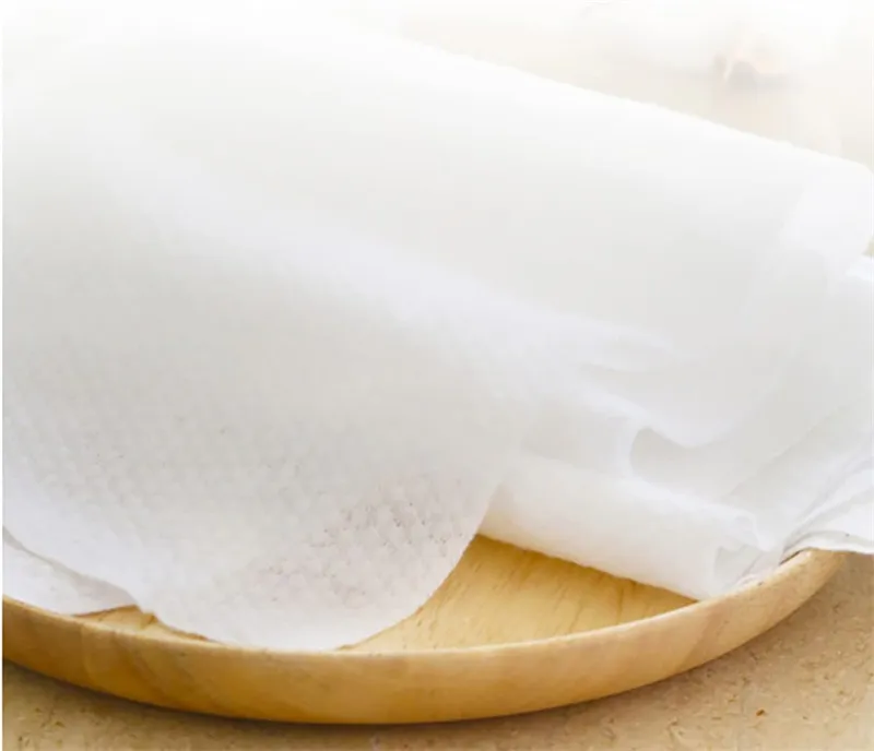 Serviette de bain jetable biodégradable, échantillon gratuit, vente en gros d'usine, serviette de bain super absorbante personnalisée, serviettes non tissées