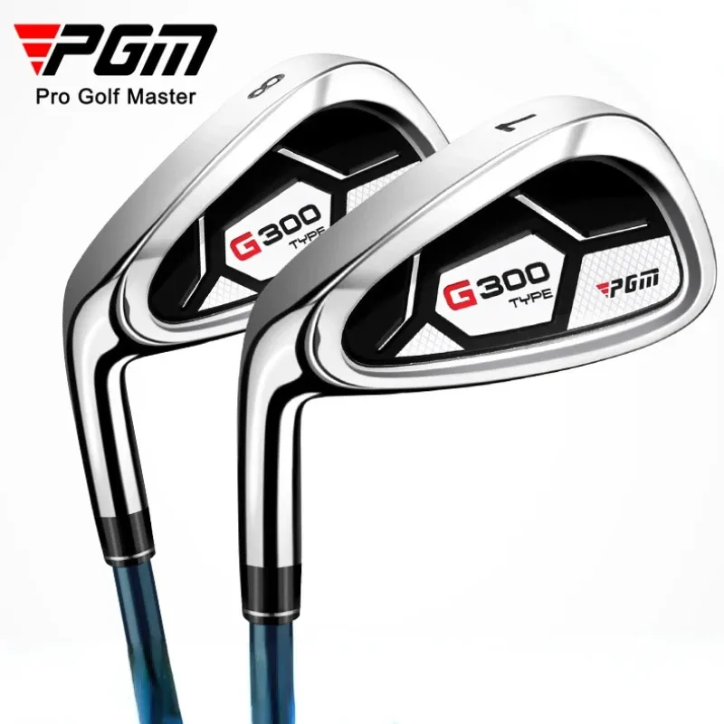 Клубы PGM G300 1PCS Men Golf Clubs 7# Железная левая рука R/S Клуб углеродной тренировки из нержавеющей стали Blackblue TIG025