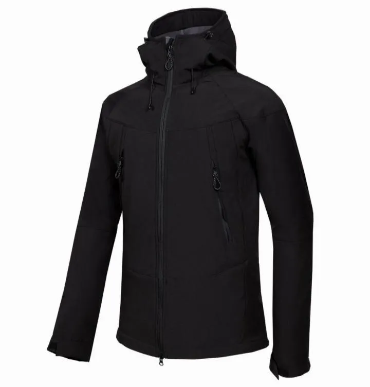 Nya män Helly Jacka Winter Hooded SoftShell för vindtät och vattentät mjuk kappskaljacka Hansen Jackor Rockar 17509708561