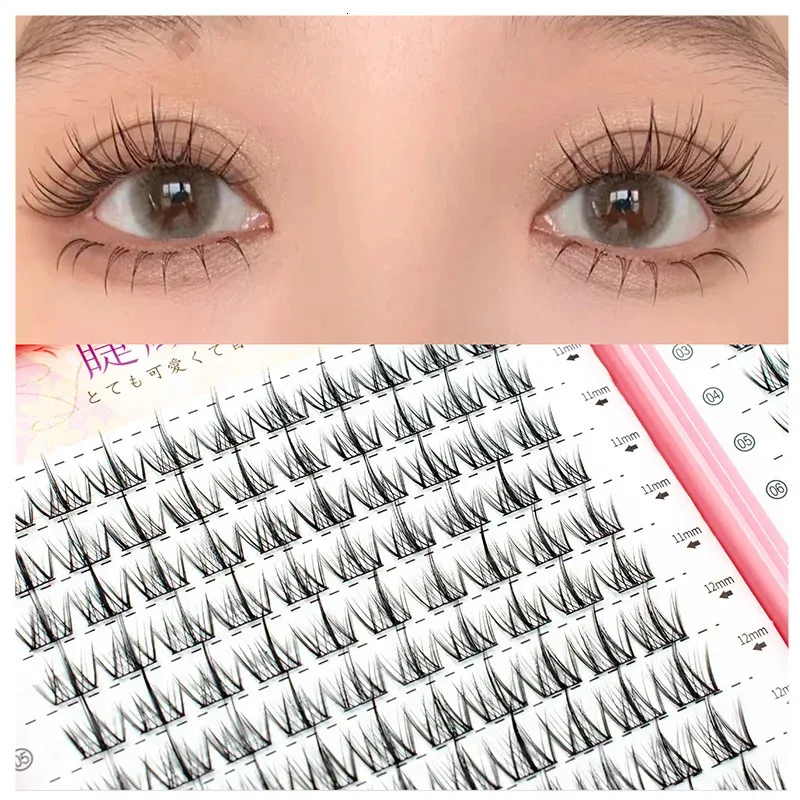 32Rows Eyeslashes Extension Personal Professional Individual Cluster Grafting Wholesale Eyelash Large Capacity Flowerknow Makeup 240305