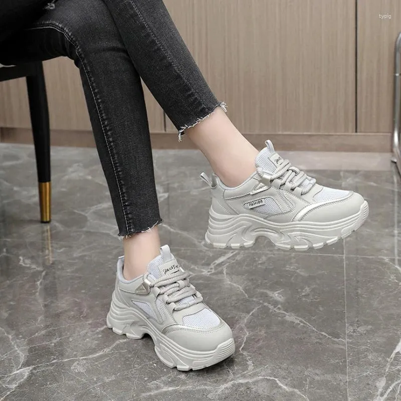 Casual Shoes Platform Tennis For Women Sports Running Fashion Thick Sole Sneakers Female Vulcanized Trainers Athletic Shoe Footwear