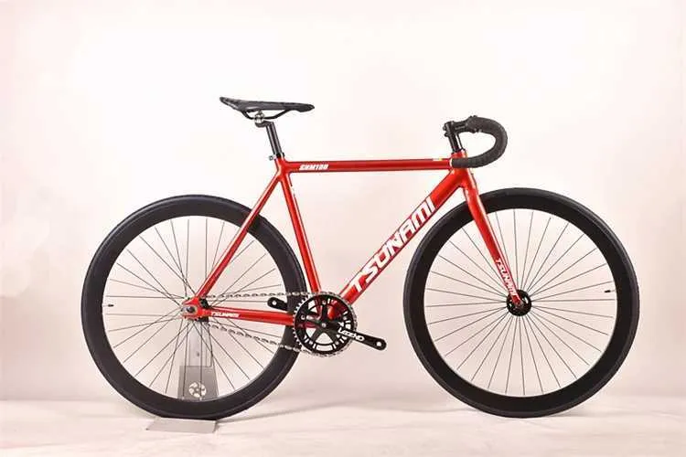 DHgate.com:700C Fixed Gear Bike, Aluminum Alloy Frame