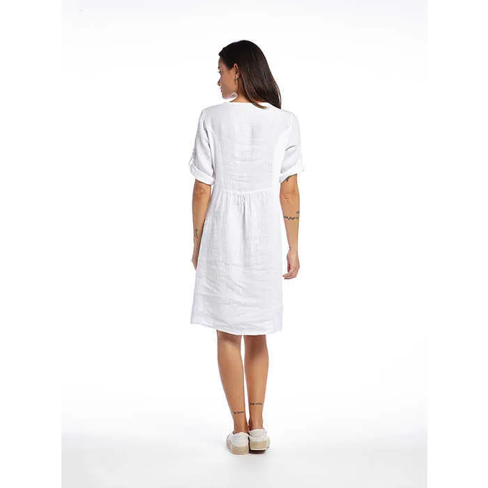 Wholesale Women Linen Dress Italy Prato Clothing Plus Size Above Knee  Chiffon Summer from Dhgate Basic & Casual Dresses - price 55.3
