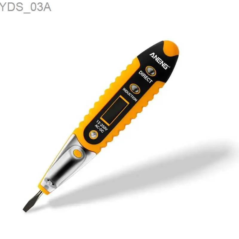 Stroommeters Digitale potloodtesttester Elektrische detectorpen LCD-scherm Schroevendraaier DC 12-250V voor elektriciengereedschap 240320