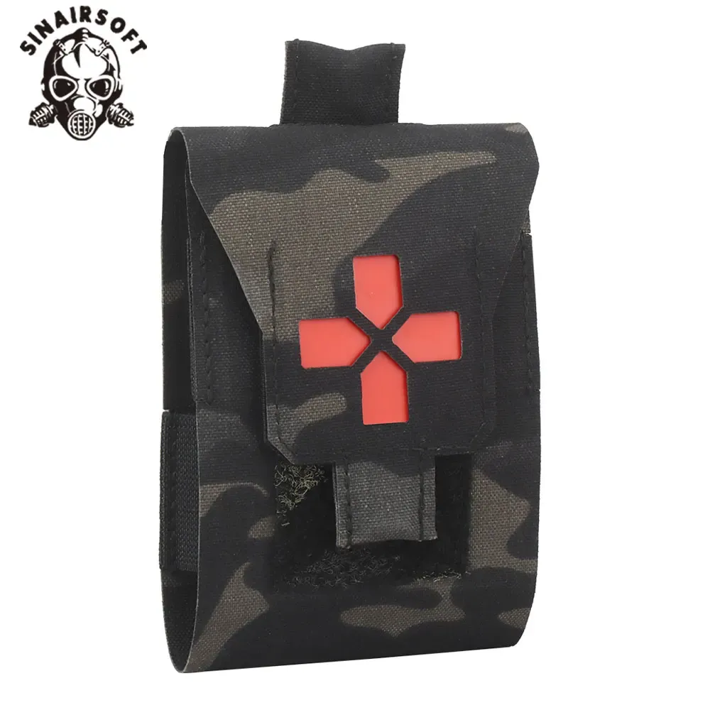 Väskor SinairaSoft Tactic Ifak Small Trauma Kit First Aid Pouch EDC Pocket Essential Medical Gear Storage Bag Survival Safety Hunting