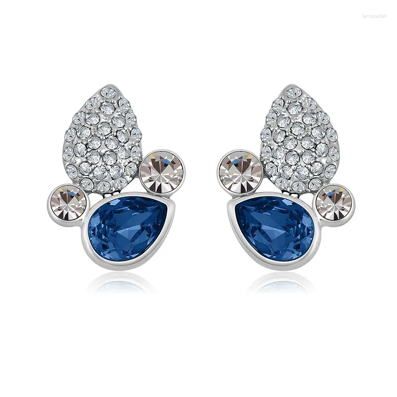 Stud Earrings ER-00393 2024 In Genuine Austrian Crystal Jewelry Allergy-free Women Insects Christmas Wholesale