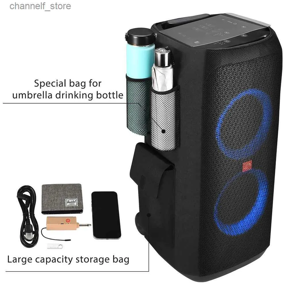 Computer Speakers Outdoor dustproof shell for Partybox 310 speakers with cover large capacity storage bag travel protection boxY240320