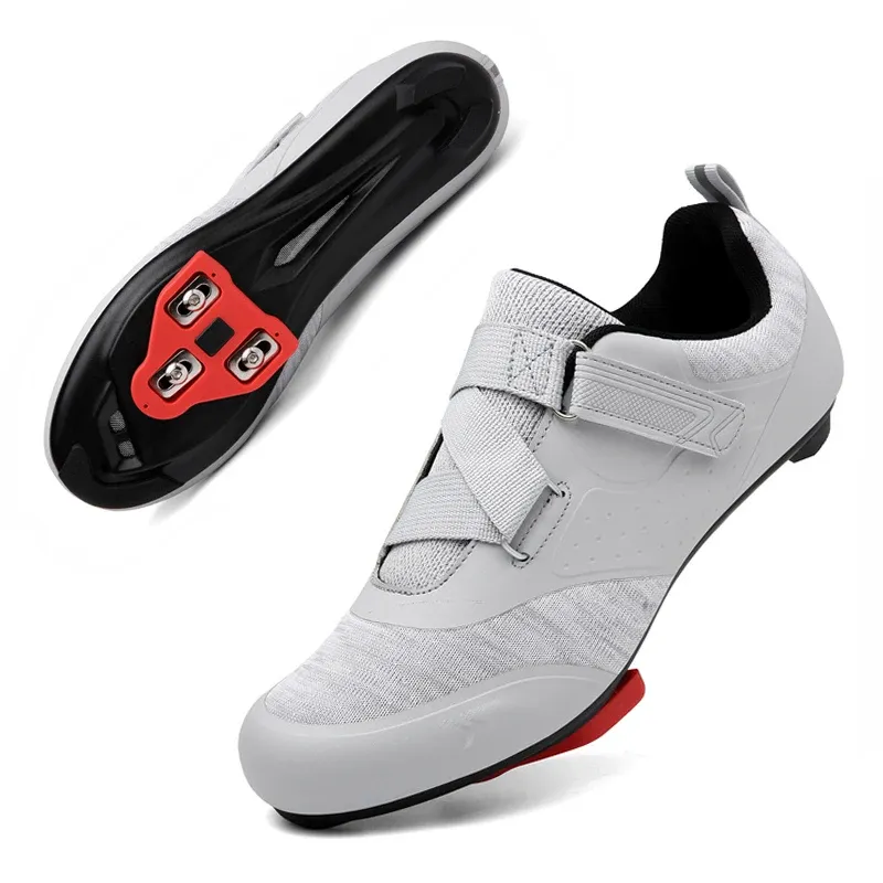 Chaussures Vitesse Route Cyclisme Baskets Hommes VTT Chaussures De Cyclisme Autobloquant SPD Crampons pour Shimano Femmes Course Trail VTT Chaussures