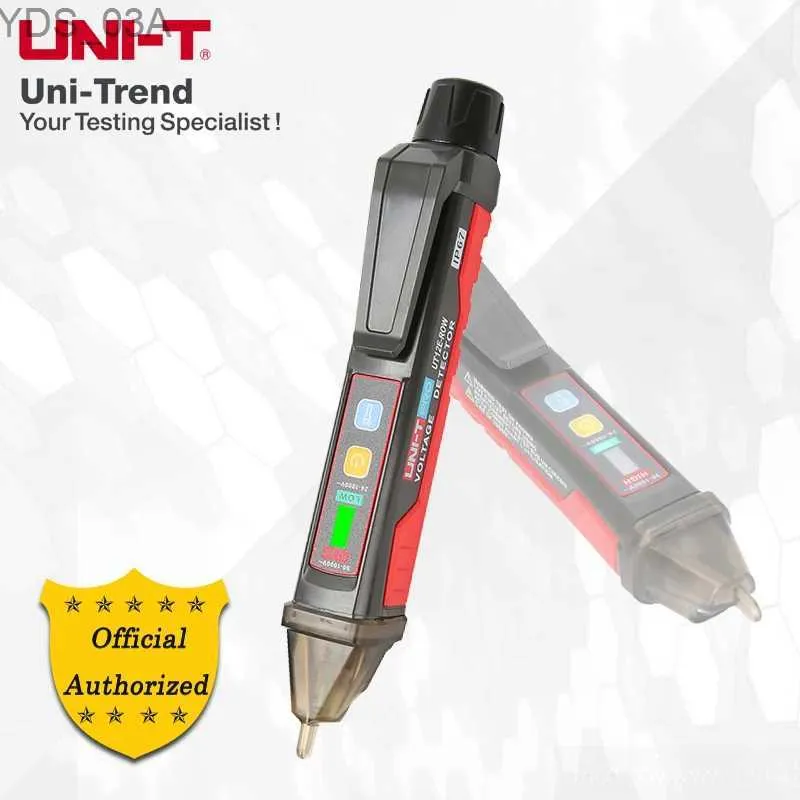 Misuratori di corrente UNI-T UT12E UT12M Rilevatore di tensione CA UT12D;matita per test intelligente senza contatto sensibile regolabile / protezione IP67 240320