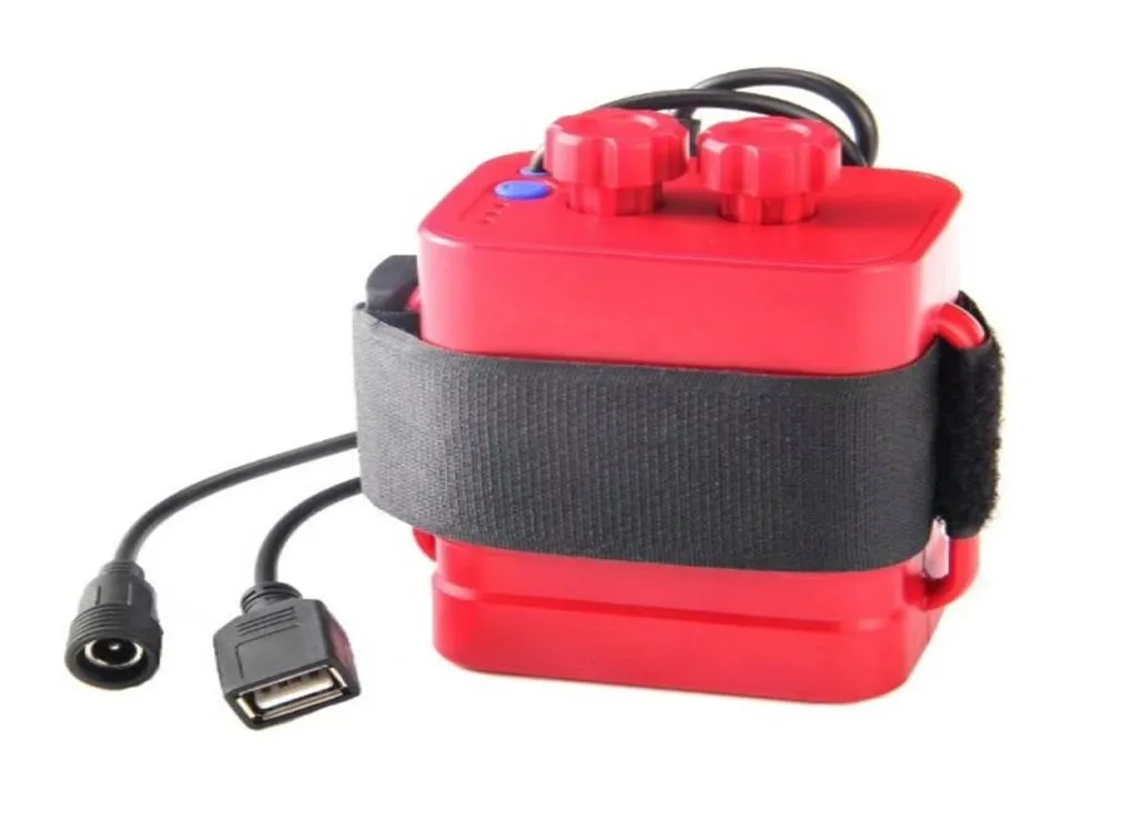 18650 Waterdichte Batterij Case Opbergdozen 84V USB DC Opladen 618650 Batterij Power Bank Box voor Fiets Light2000613