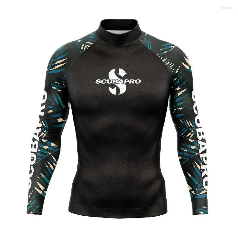 Kvinnors badkläder män surfing dykning dräkt uv skydd utslag vakter lång ärm surf tröjor grundläggande skinsuit simning tight gymkläder