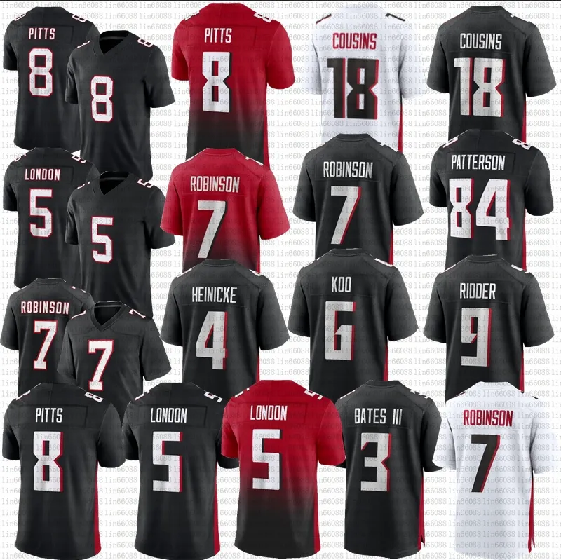 9 Michael Penix Jr Kirk Cousins ​​Bijan Robinson Football Jersey Drake London Younghoe Koo Darnell Mooney AJ Terrell Michael Tyler Allgeier Kyle Pitts