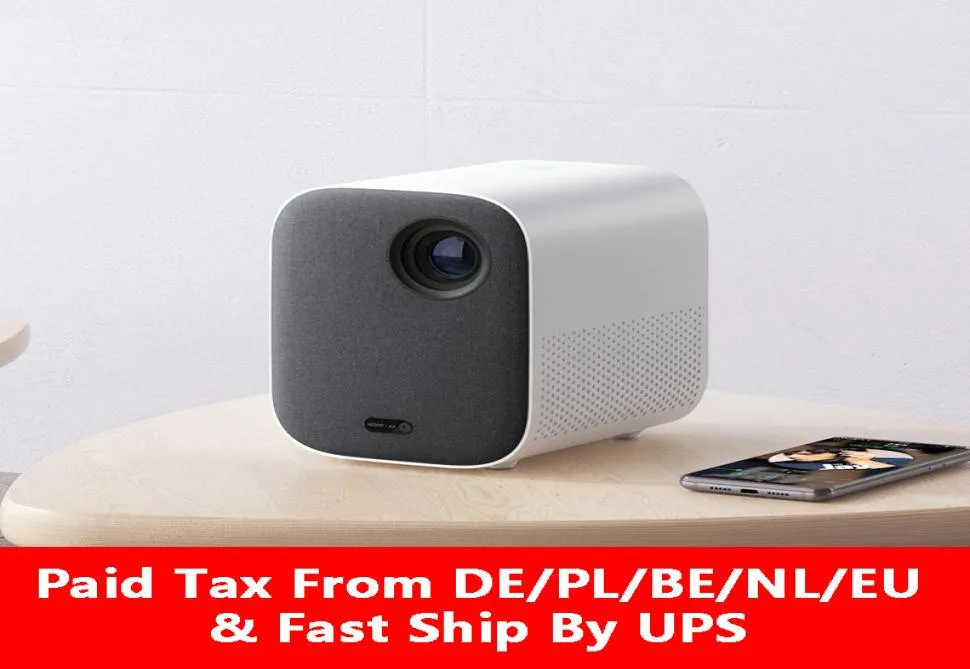 Xiaomi Youpin Mini Projector DLP Portable 19201080 Support 4K Video WIFI Proyector LED Beamer TV Full HD for Home Cinema from You9276569