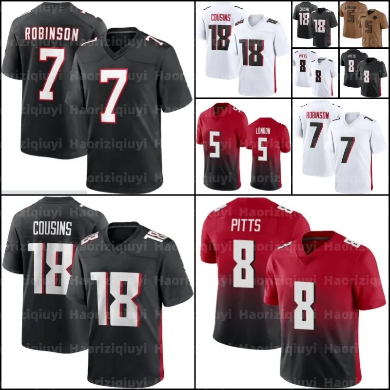 7 Bijan Robinson 9 Michael Penix Jr. Drake London Kyle Pitts Football Jersey Michael Vick Youngoe Koo Jessie Bates Patterson Desmond 18 Kirk Cousins ​​Darnell Mooney