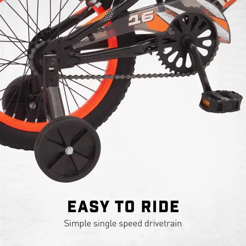 DHgate Mongoose 16 Mutant Kids BMX Bike Black Orange Ages 3 5 Bicycles Road Bike Carbon Road Bike L240319 Toys Gifts