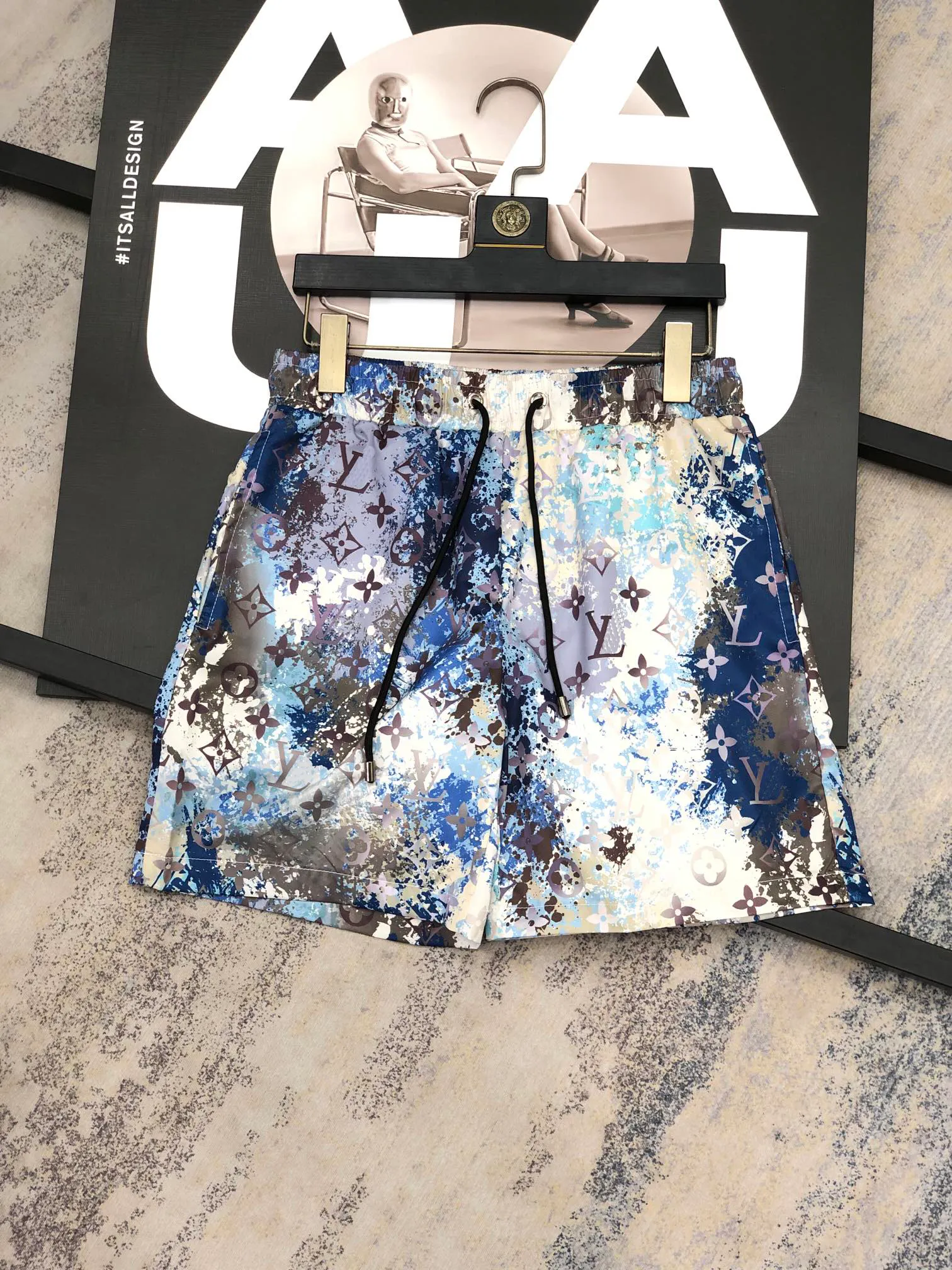 Mens Womens Designers Shorts Summer Fashion Streetwears Clothing Quick Drying SwimWear Printing Board Beach Pants Asian Size M-3XL V21