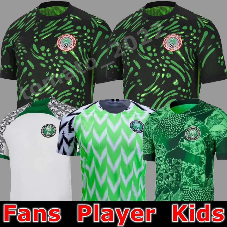 24 25 Nigeria Voetbalshirt 2024 2025 Thuis maillot de foot Nigeriaanse #10 OKOCHA Shirt Uit Amokachi Ikpeba Yekini IHEANACHO IGHALO voetbaluniform