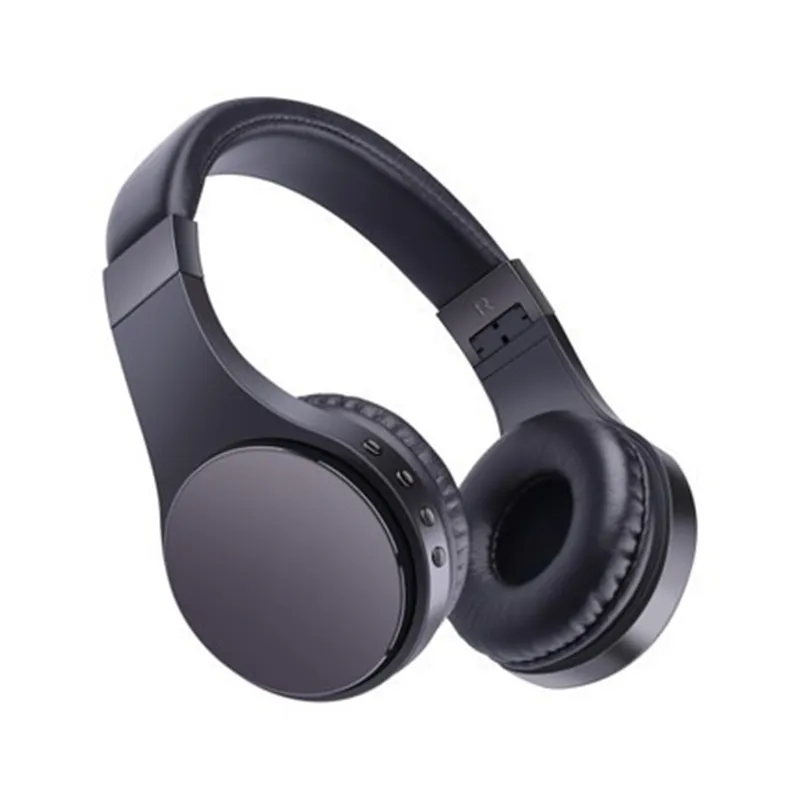 S55 Wearing Headphones With Card FM Earphones Head-mounted Foldable Headset For Smart Cell Phone Earphone Wireless Bluetooth Headphone