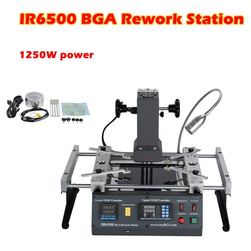 Stazione di saldatura IR6500 a infrarossi per stazione di rilavorazione BGA Originale ACHI IR6500 220V per sistema di riparazione ricondizionato Chip PCB