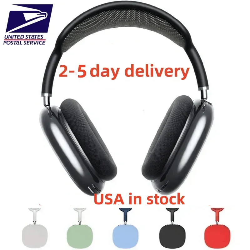 USA i lager för AirPods Max Headband Headphone Accessories Transparent TPU Solid Silicone Waterproof Protective Case Airpod Maxs Headphones Headset Cover Case