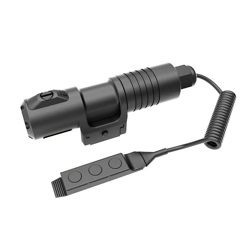 L7-IR infravermelho ir ipx8 visão laser à prova dwaterproof água para caça subaquática rifle escopo com interruptor de pressão picatinny ferroviário